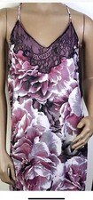 Guess X Small Spaghetti Straps~ Floral Purple Black Lace-~ $25.00