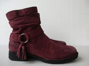ebay burgundy boots