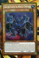 ✅1x FINSTERER GARNEX DAS KUBISCHE UNGEHEUER MVP1-DEG33 GOLD RARE MINT DEUTSCH✅