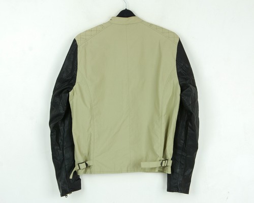 G STAR RAW 'Edla Dizrey' Mens XL Jacket Coat Windbreaker Biker Leather Sleeves - Picture 6 of 7