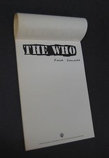 The WHO Face Dances 1981 US Promo Only NOTEPAD Townshend DATLREY Entwhistle MOD