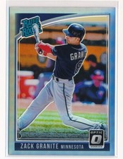 2018 Donruss Optic Rated Rookie RC Baseball Card #62 Minnesota /25 Zack granite