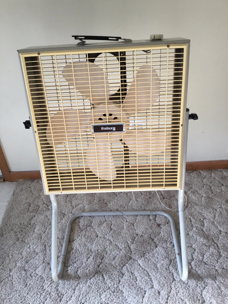 Galaxy 20 Inch Box Fan With Stand Green 1979-80 | eBay