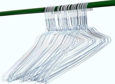 200 Shirt Bulk Wire Hangers 18 inches White 14.5 Gauge NEW Laundry Hanger