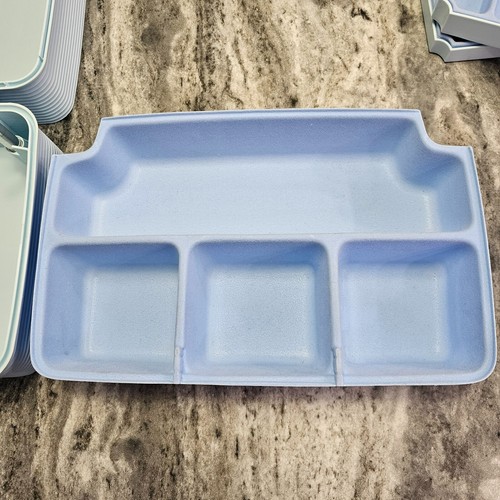 Vintage Caboodles Jewelry Organizer Blue Carrying Storage Case #2420 - Picture 5 of 19
