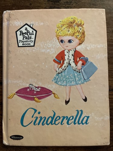 1967 Peepul Pals Playstory 3 Book Lot: Cinderella, Mother Goose, Red Riding Hood - Picture 2 of 12