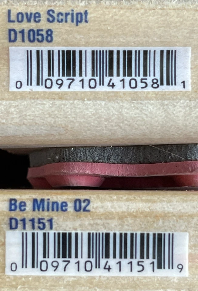 Juego de 6 estampillas de goma estampillas corazones temáticos de amor aniversario de San Valentín Foto 4 de 4