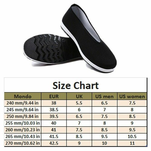 Mens Kung Fu Tai Chi Cloth Shoes Shaolin Martial Sneakers Casual Old Beijing - Picture 6 of 9