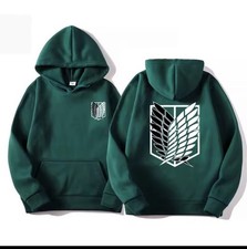 Attack on Titan Men's Hoodie Anime Hoodies Men and Women Streetwear Pullover