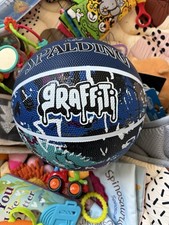 SPALDING Piłka do koszykówki Graffiti Guma Rozmiar 7"/29,5" Wielokolorowa Nowa w pudełku