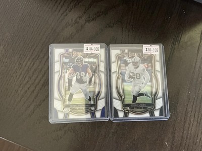 SELECT 2022 FOOTBALL WHITE LOT NUMBERED /35 - JOSH JACOBS AND MARK ANDREWS