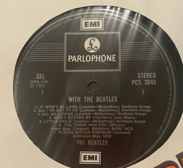 【LP】with the beatles parlophone pcs-3045 Beatles With the Beatles Parlophone PCS 3045 EX/NM | eBay