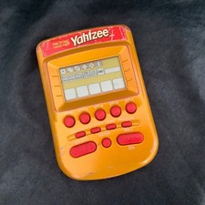 VTG Hasbro 2002 Yahtzee Handheld Pocket Elect...