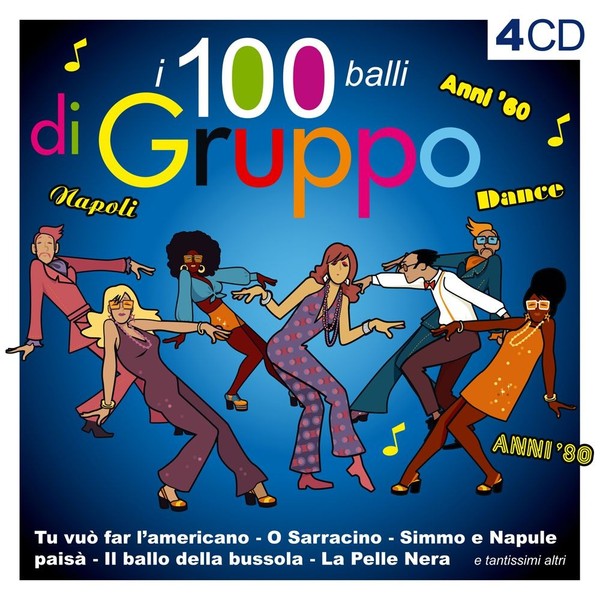 Audio Cd - 100 Balli DI Gruppo / Various (4 Cd) - Azzurra Music -D- Neu-image