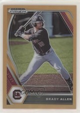 2021 Panini Prizm Draft Picks Neon Orange Prizm 44/50 Brady Allen #PDP149 09an