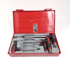 Teng TTHEX7 T-Handled Ball-Ended Hexagon Hex Key Allen Wrench Set