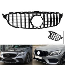 Sport Kühlergrill Schwarz für Mercedes-Benz C T-Model S205 2014-2018 ohne Kamera