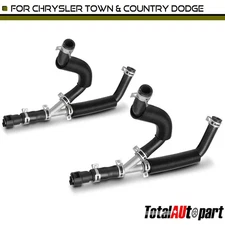 2Pcs HVAC Heater Hose Assy for Chrysler Town & Country Dodge Grand Caravan VW