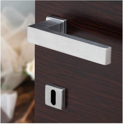 Maniglia Su Rosetta Con Bocchetta GHIDINI York In Zama Cromo Lucido - Foto 2