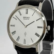 New Battery Working SEIKO Chariot Roman Dial Men's QZ Watch