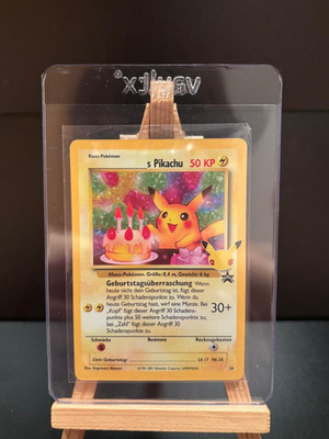Pokemon Pikachu  Geburtstags Holo Celebrations 25th  Deutsch Near Mint