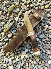 Remington UMC RH 33 Fixed Blade Knife And Sheath