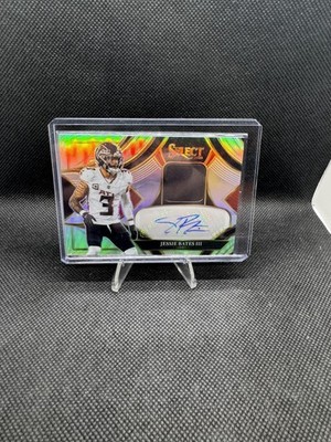 2025 Panini Select #SME-JBS Jessie Bates III Signature Memorabilia Prizm #/249
