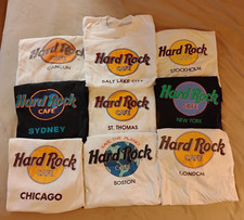 REPRINTED International Hard Rock Cafe Collection Lot Of T Shirt FULL SIZE S-5XL