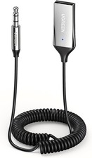 UGREEN Aux to Bluetooth 5.3 Adapter 3.5mm Receiver for Car Silver