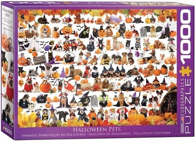 EG60005416 - Eurographics Puzzle 1000 Teile - Halloween Haustiere