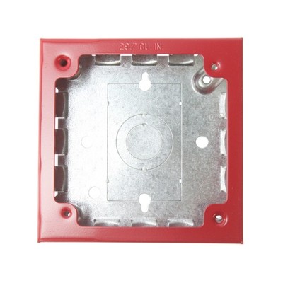 WIREMOLD R5752 500/700 SERIES RW, 2 GANG FIRE ALARM DEVICE BOX, RED