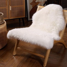 Premium Genuine Fur Sheepskin Rug Real Australia Sheepskin Natural Luxury Fluffy
