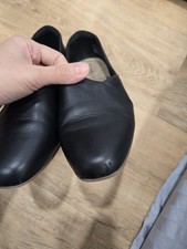 Clarks Collection US 8 W / EU 39 Black Leather Loafers Flats Ultimate Comfort...