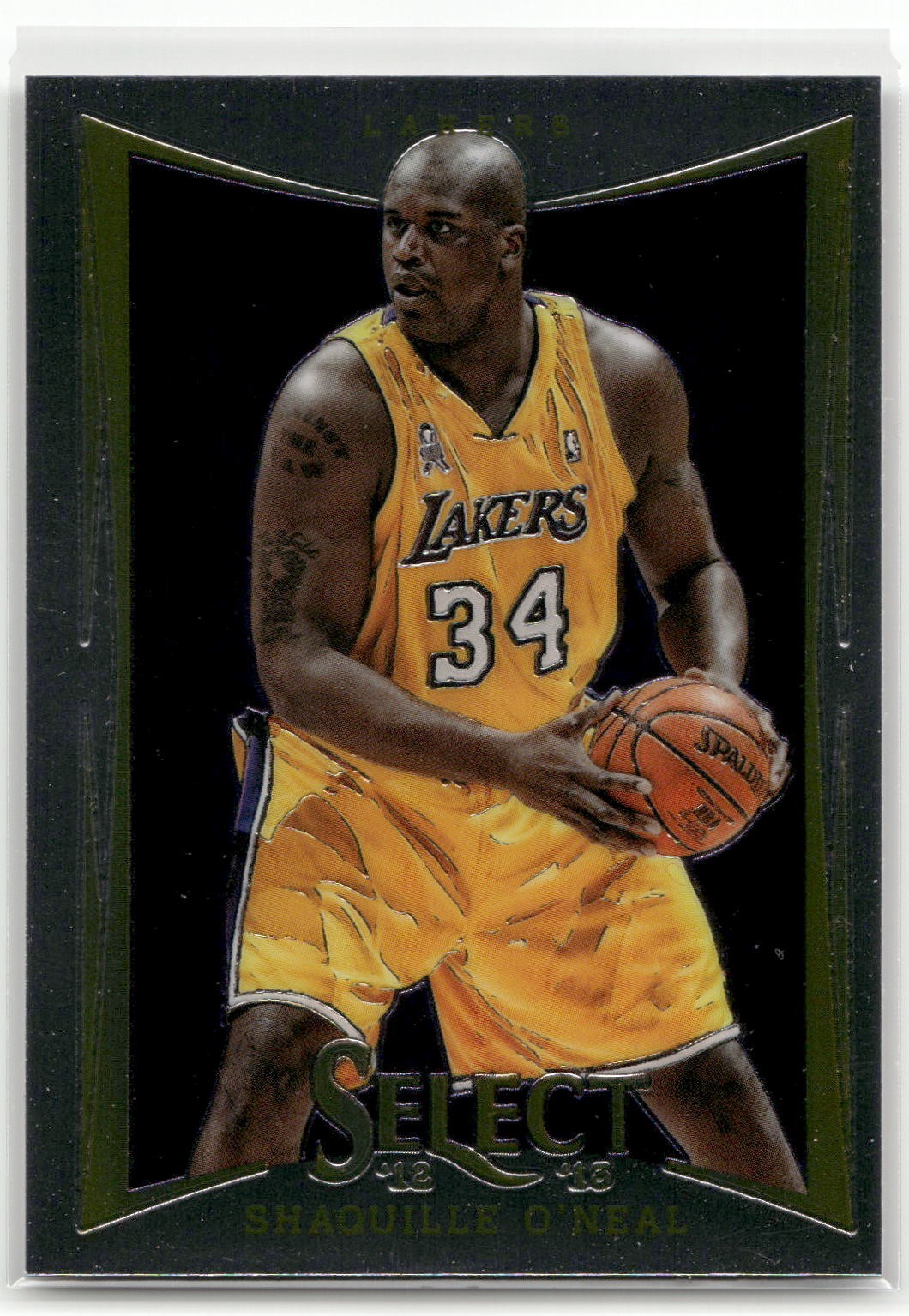 Shaquille O'Neal 2012-13 Panini Select #142 Los Angeles Lakers