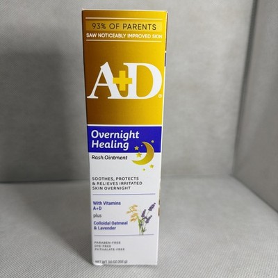   A+D Overnight Healing Diaper Rash Ointment - Soothes, Protects  Relieves 