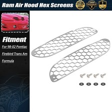 For 1998-2002 Pontiac Firebird Trans Am Ws6 Air Hood Grille Inserts Scoops Vents