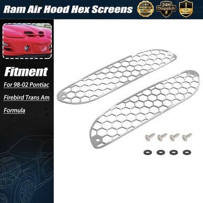 For 1998-2002 Pontiac Firebird Trans Am WS6 Air Hood Grille Inserts Scoops Vents