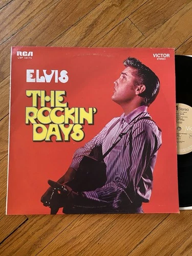 ELVIS PRESLEY ELVIS THE ROCKIN’ DAYS NM LP ORIG. ITALY PRESSING MORE ELVIS LPS