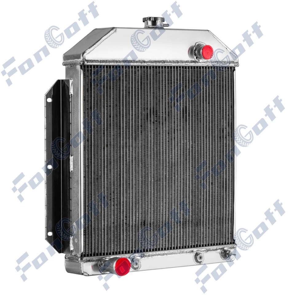 4 Row Aluminum Radiator fit 1949-1953/1950 Ford Country Squire Sedan Ford Engine - Imagem 3 de 4