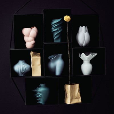 Mini Porcelain Classic Design Vases, Color by Rosenthal