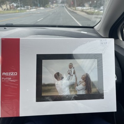 Aeezo Portrait 9  Wall Mountable WiFi Digital Photo Frame 16GB -Brand New SEALED