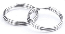 200 Pcs Stainless Steel 10 Mm Double Loops round Split Jump Rings for Connecting