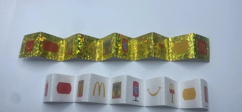 LIL McDonalds Happy Meal Toys 2025 Mini GOLD #21 & RED #3 HAPPY MEAL Box Lot Set - Picture 9 of 14