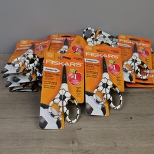 Fiskars Kids Scissors Lot of 24 Soccer Ball Pointed Tip 5 Inch Classroom Set New