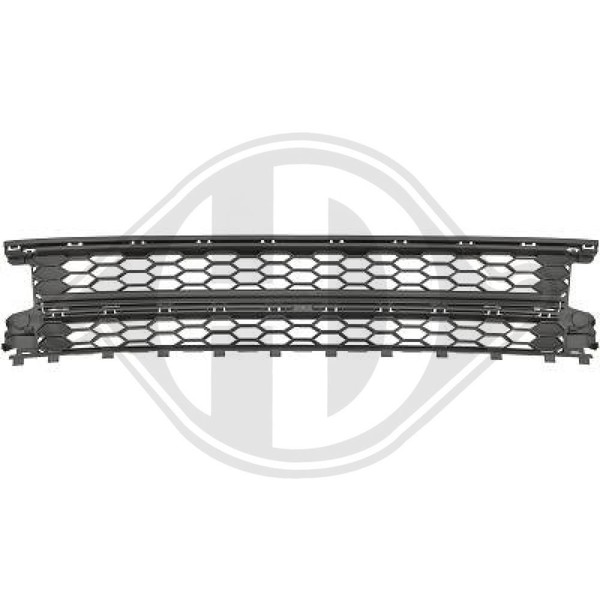 2209845 LüFtungsgitter, StoßFäNger Mitte FüR VW Polo VI (AW1, BZ1)-image