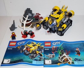 LEGO CITY Deep Sea Sets LOT: 60091 60092 60093 Complete