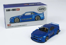 Kaido House Mini GT 158 1/64 Skyline GT-R R34 Works Shinjuku V2 Diecast Model