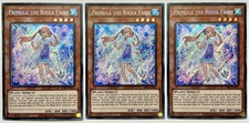 3 x SESL-DE015 Primula Die Rikka-Fee - Secret Rare 1. Auflage leicht bespielt