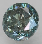 0.46 Carat Vivid Blue SI2 Round Brilliant Natural Enhanced Diamond 4.69mm VIDEO — photo 2