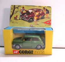Corgi Toys, 334 Mini Cooper Magnifique, (2) Original,